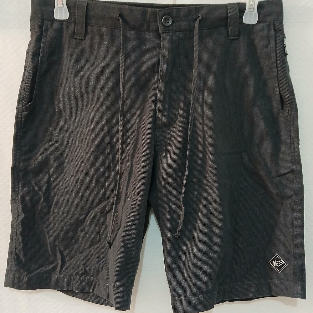 Men's Black Drawstring Shorts